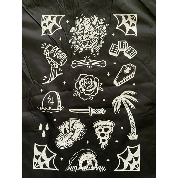 NEW SKETCHY TANK FLASH MEN'S BLACK COACH JACKET - Picture 9 of 10